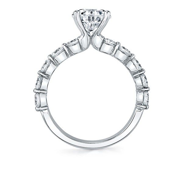 Classic Round Single Prong Diamond Engagement Ring